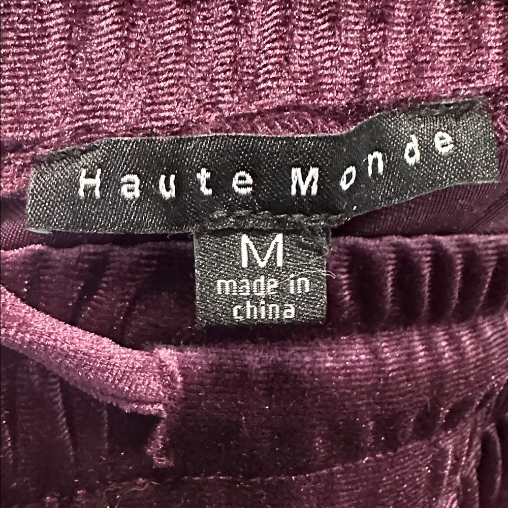 🍋 Haute Monde Velour Jogger Set - Picture 3 of 4